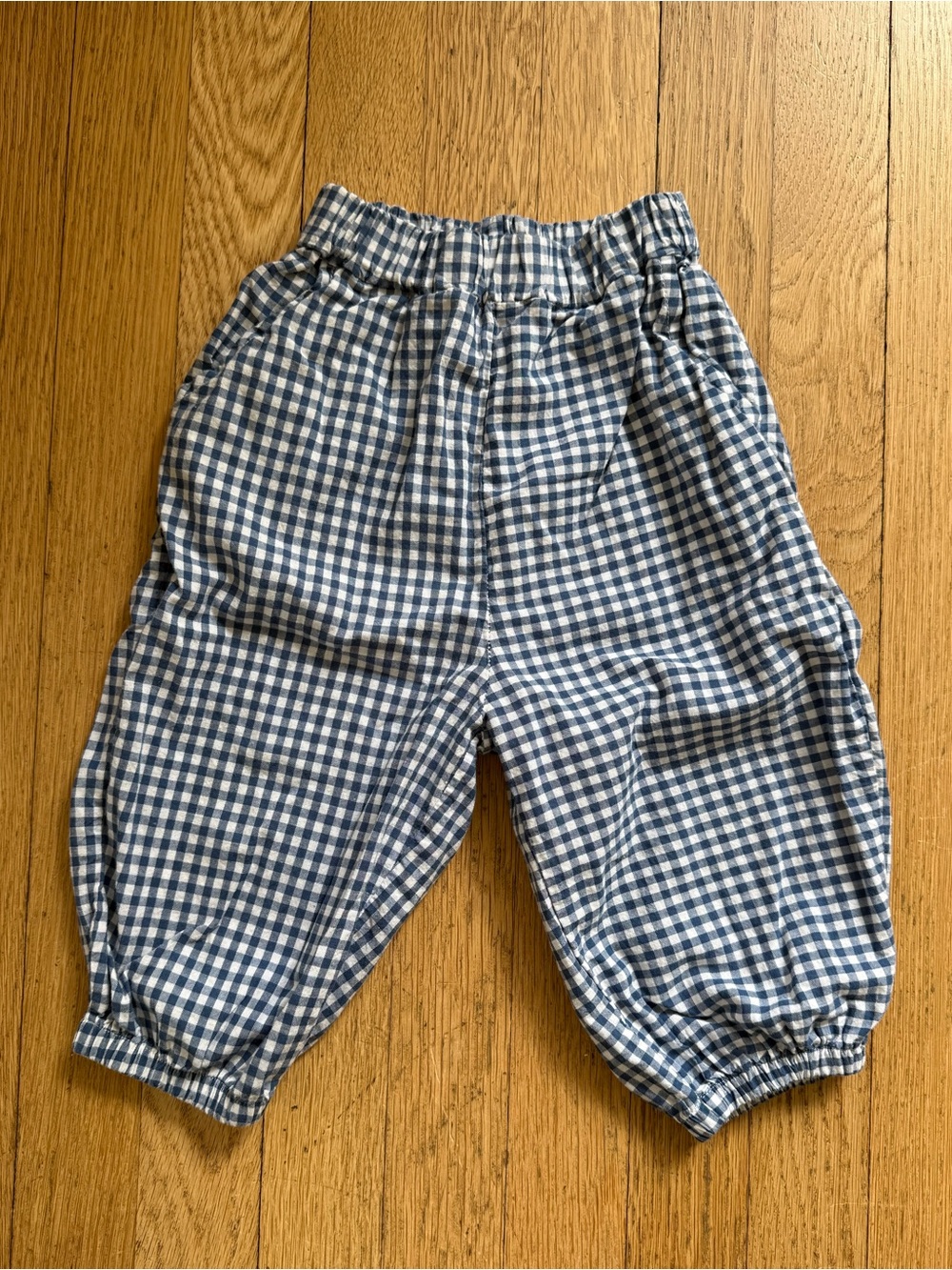 KINDLY the Label Cotton Gingham Pants